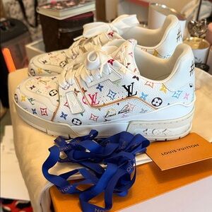 Louis Vuitton x TM White Multicolor Trainer Sneaker
